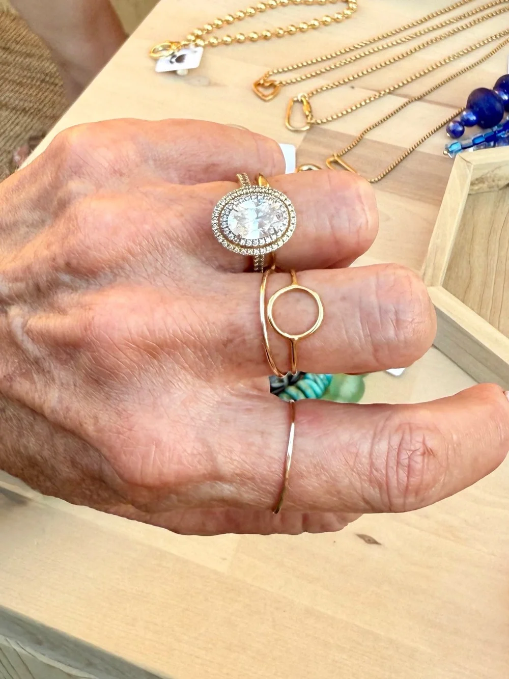 14K Gold Filled Circle Ring